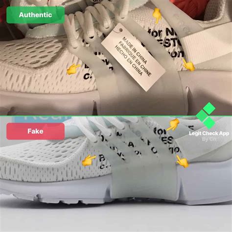 nike off white air presto fake vs real|nike presto off white price.